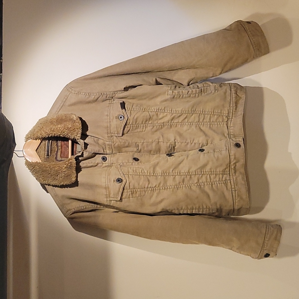 American Eagle corduroy trucker jacket with sherpa lining